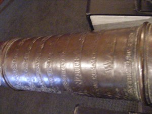 This inscription was the first "monument" to the battle