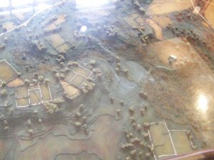 Part of the diorama at the visitors center