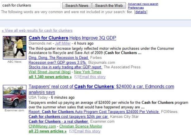 cash clunkers google